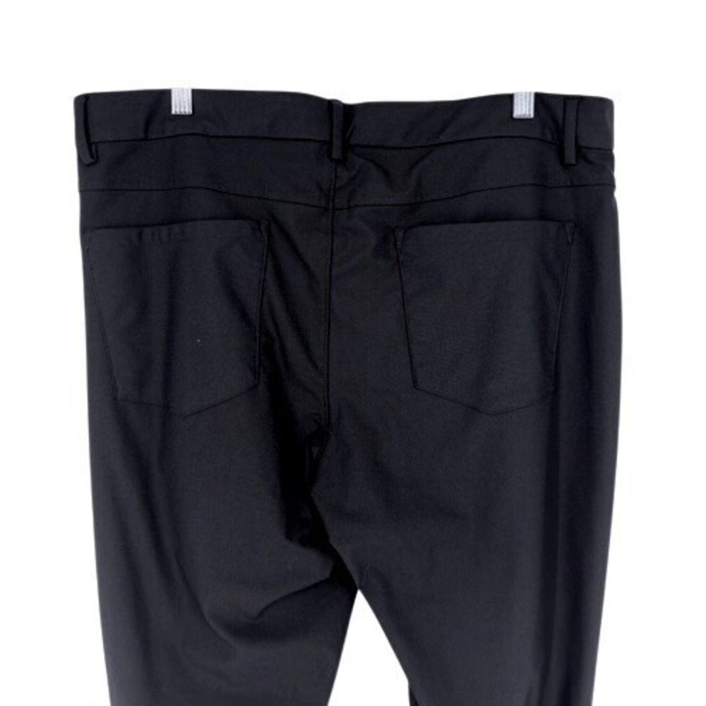 Old Navy Tech Hybrid Slim‎ Black Pants 36x30 4 Way Stretch - Picture 8 of 10